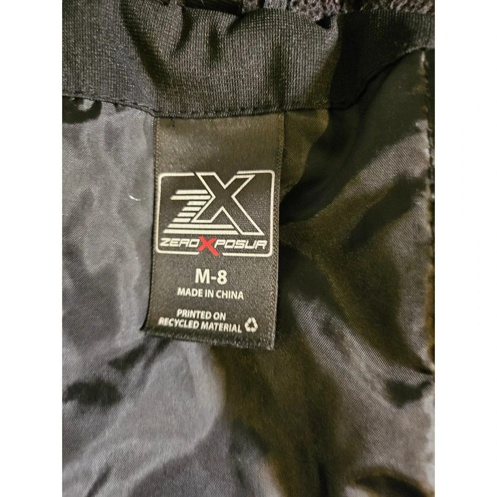 ZeroXposur Winter Jacket Boys Size M 8 Blue Black Grey Colorblock Hooded Coat